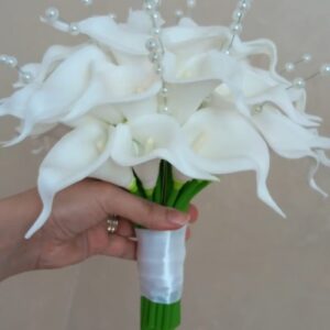 Calla and pearl bouquet